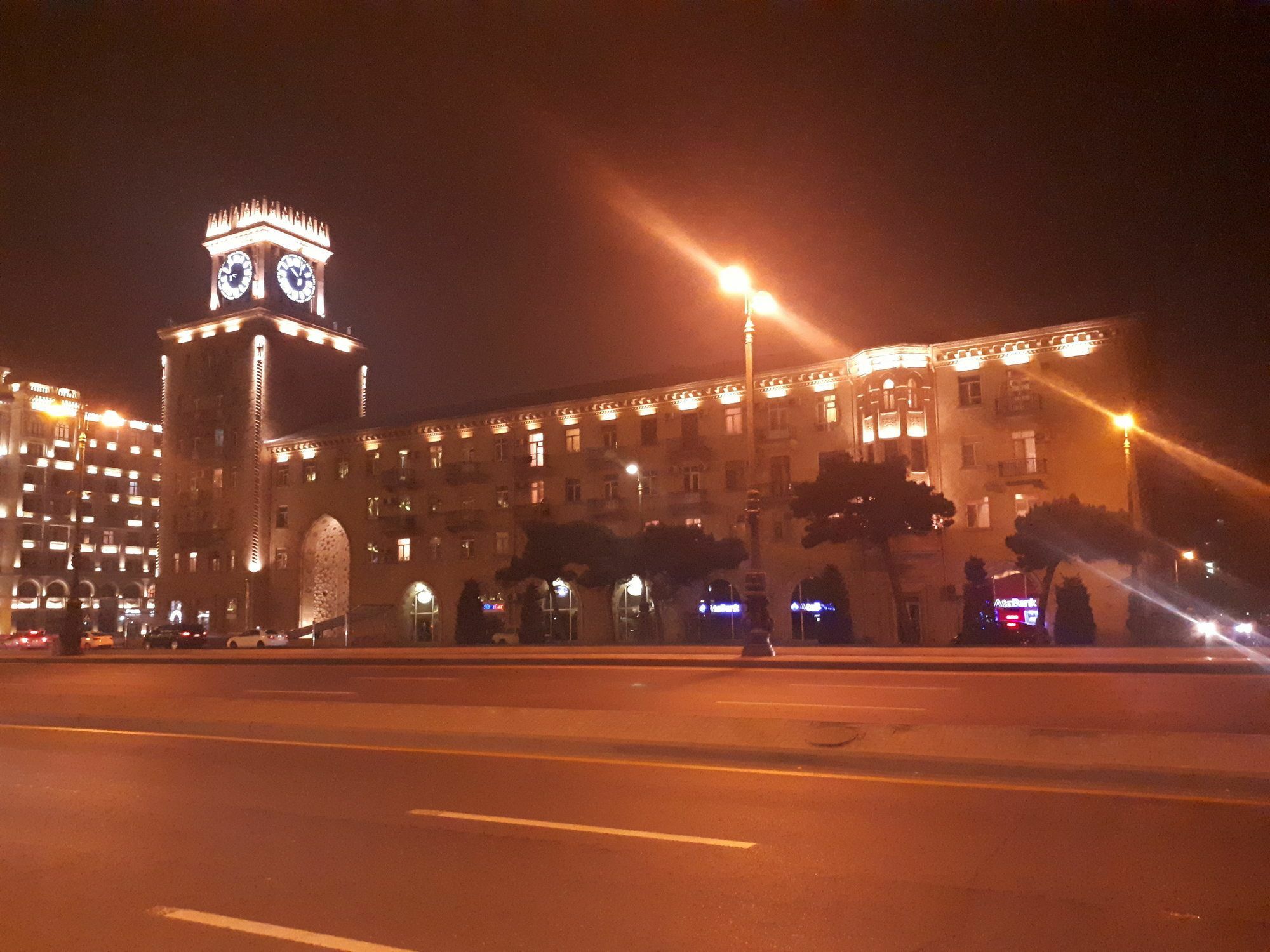 Clock Tower Apartment In Baku Kültér fotó